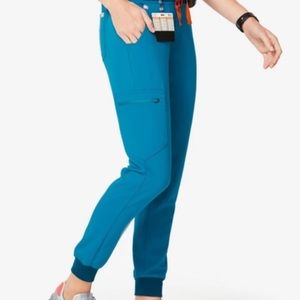 COPY - Figs Alps Blue Zamora Jogger scrub pants
